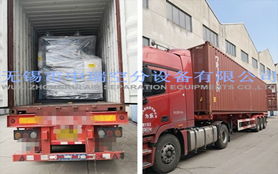 整套中瑞制氧系統入裝40尺高柜，發貨中東地區